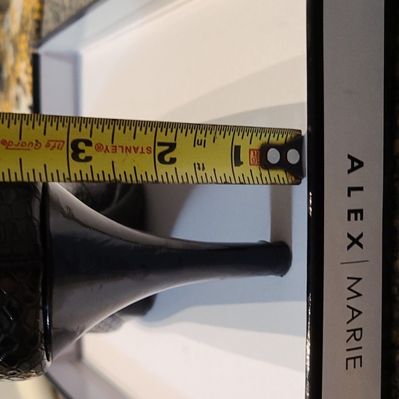 Peep toe Black Patent heels - Picture 8 of 8